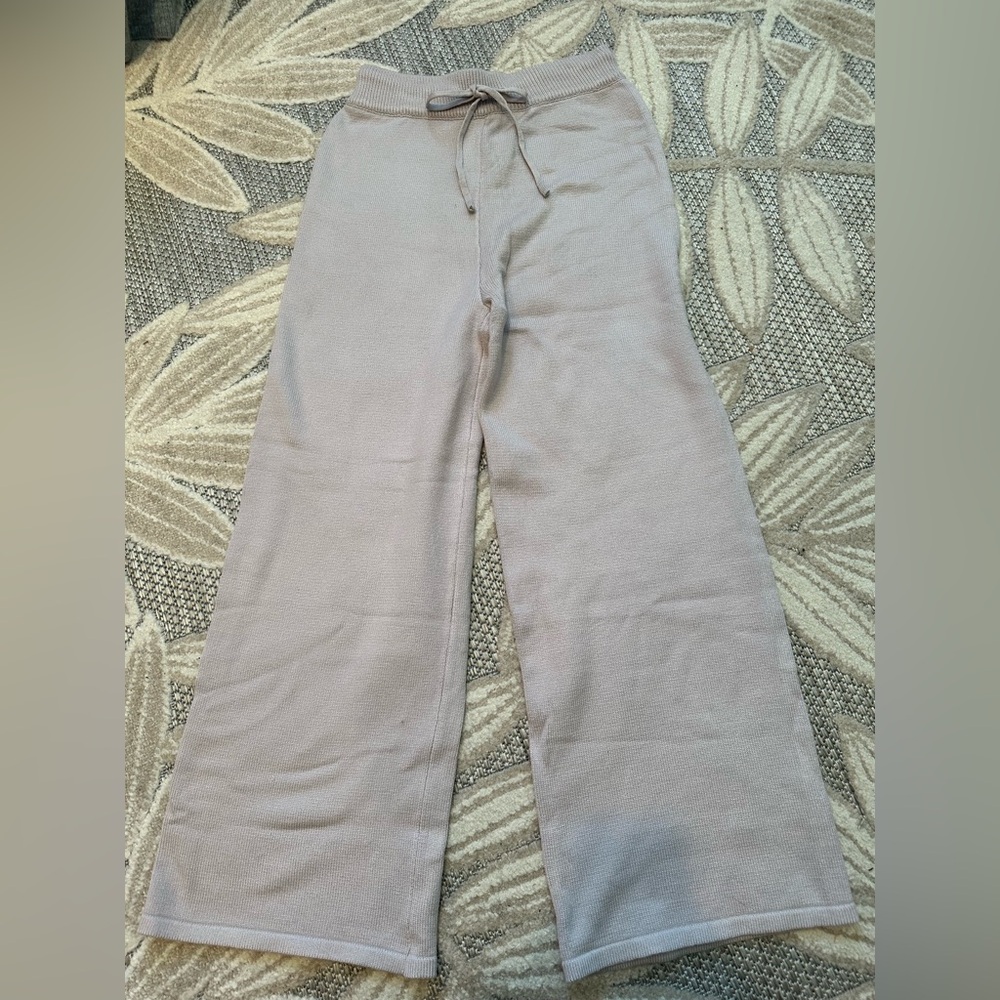 Cozy Wide-Leg Lounge Pants M